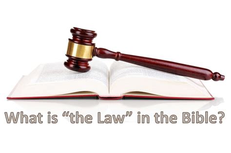 What Are the Books of Law in the Bible and Their Encompassing Discussions